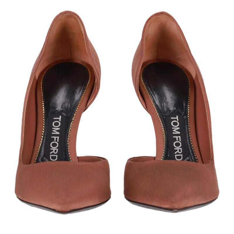 Tom Ford D'Orsay Satin Heels. Size 36