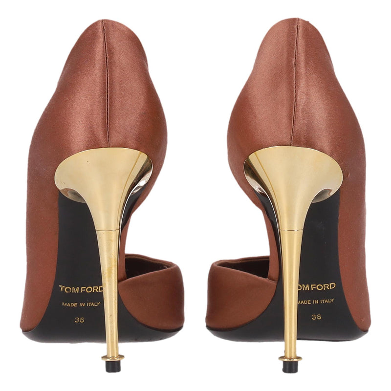 Tom Ford D'Orsay Satin Heels. Size 36