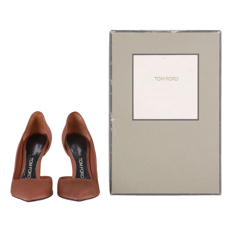 Tom Ford D'Orsay Satin Heels. Size 36
