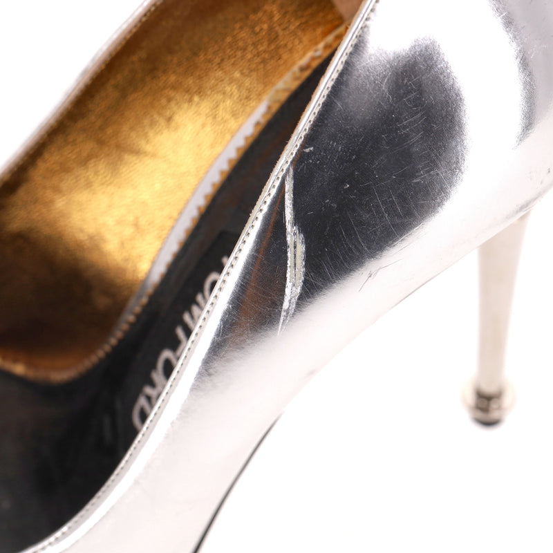 Tom Ford Metallic Leather Pumps. Size 35.5