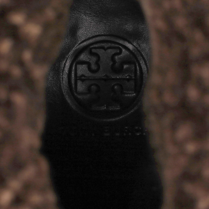 Tory Burch Leather & Shearling Sebastian Ankle Boots. Size 38