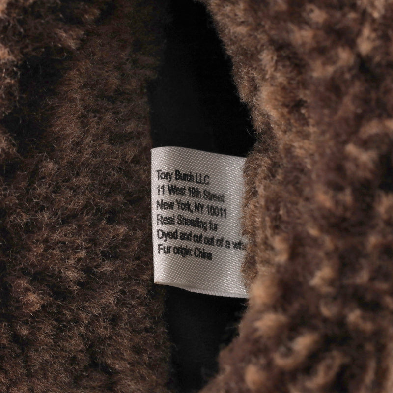 Tory Burch Leather & Shearling Sebastian Ankle Boots. Size 38