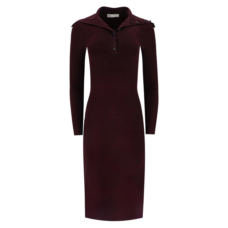 Tory Burch Collared Midi Dress. Size XS