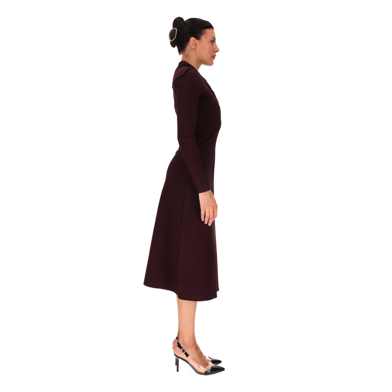 Tory Burch Collared Midi Dress. Size XS