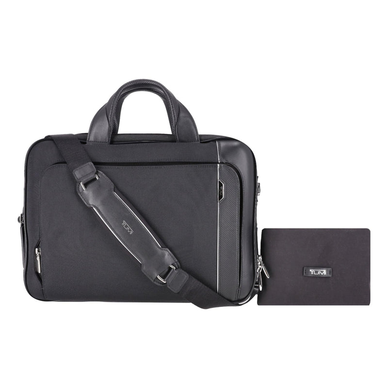 Tumi Arrivé Sadler Briefcase/Bag With Leather Trim