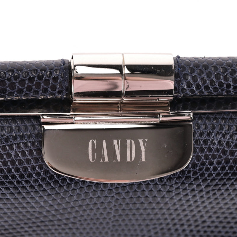 Tyler Ellis Lizard Skin Clutch Bag With Chain Strap