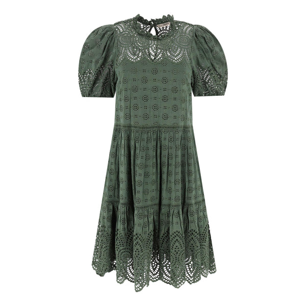 Ulla Johnson Broderie Anglaise Cotton Dress. Size 6US