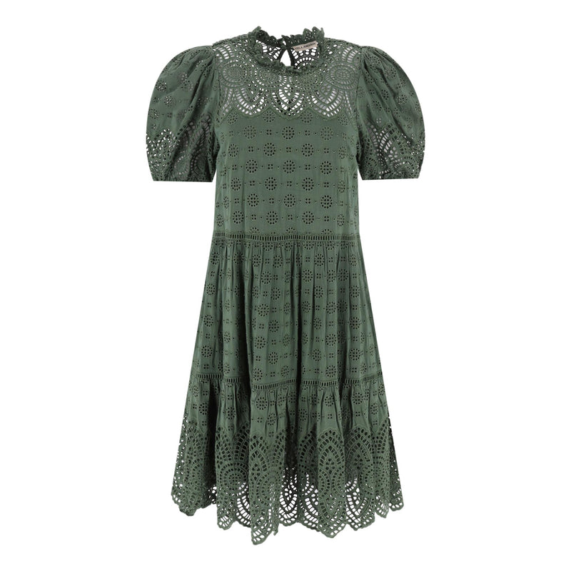 Ulla Johnson Broderie Anglaise Cotton Dress. Size 6US