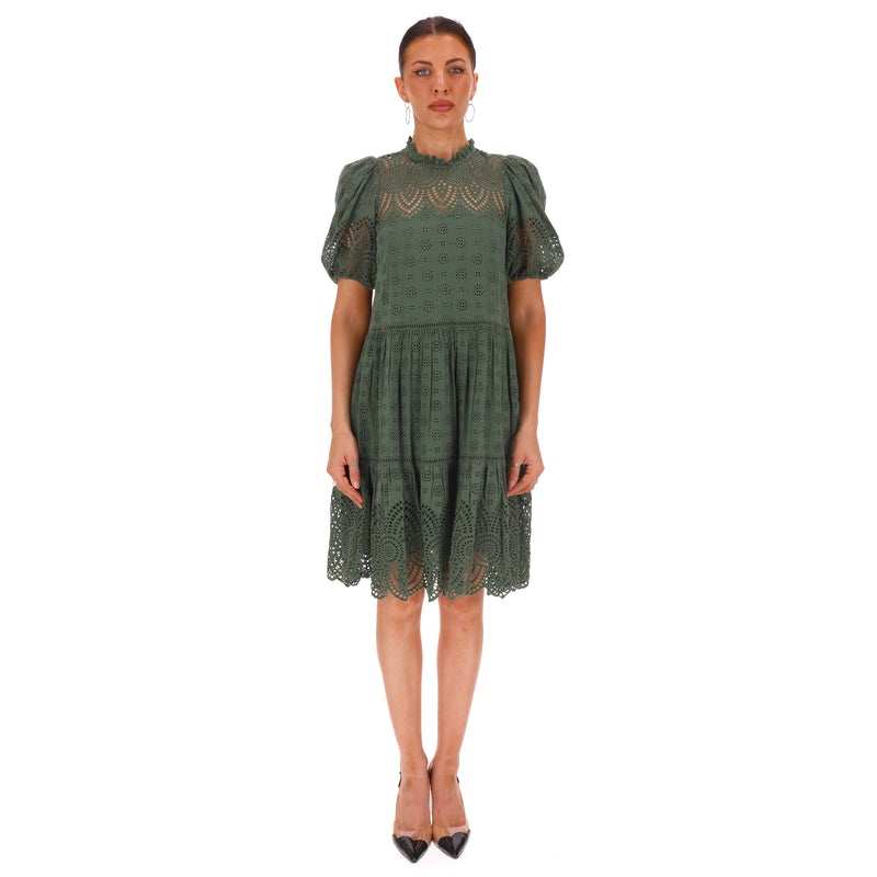 Ulla Johnson Broderie Anglaise Cotton Dress. Size 6US