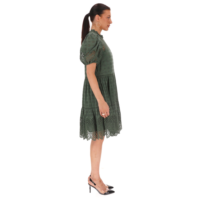 Ulla Johnson Broderie Anglaise Cotton Dress. Size 6US