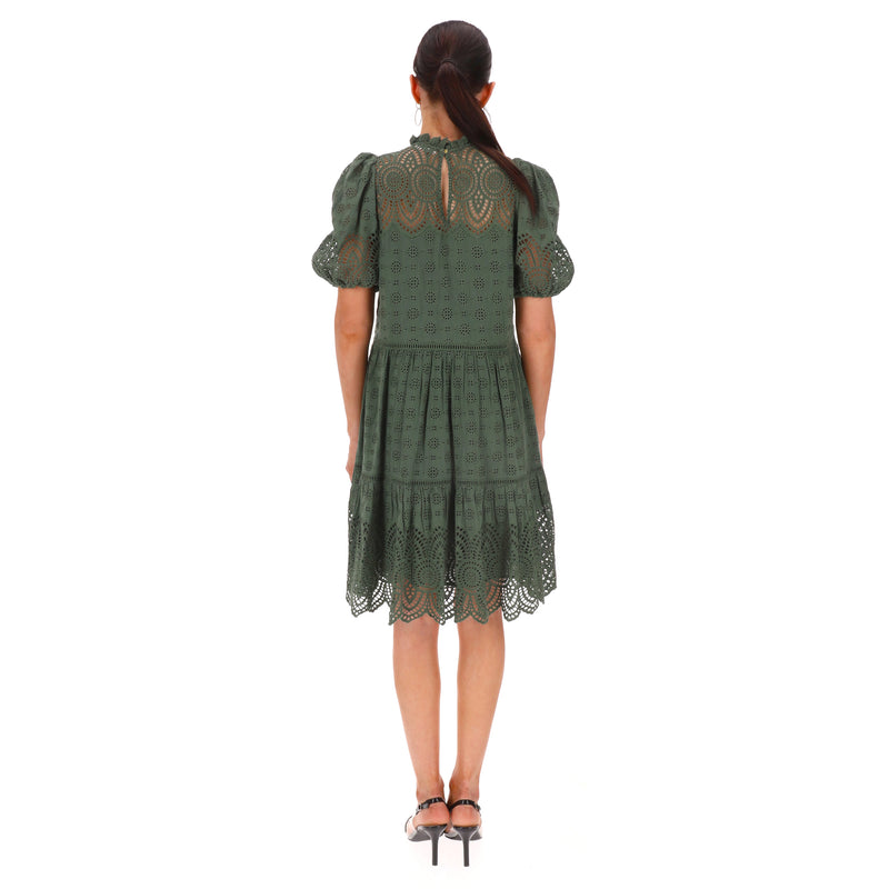 Ulla Johnson Broderie Anglaise Cotton Dress. Size 6US
