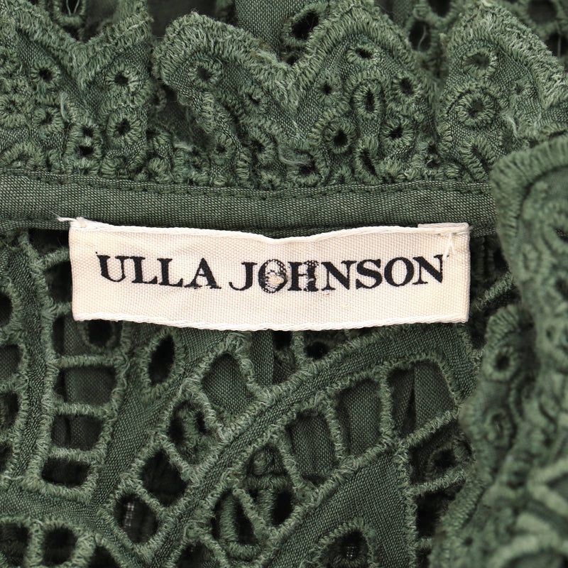 Ulla Johnson Broderie Anglaise Cotton Dress. Size 6US