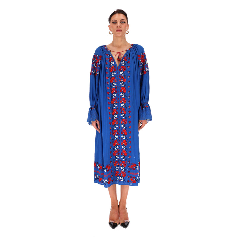 Ulla Johnson Boho Midi Cotton Dress. Size 0US