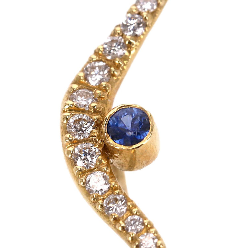 Ileana Makri 18k Gold Diamond & Sapphire Single Ear Climber