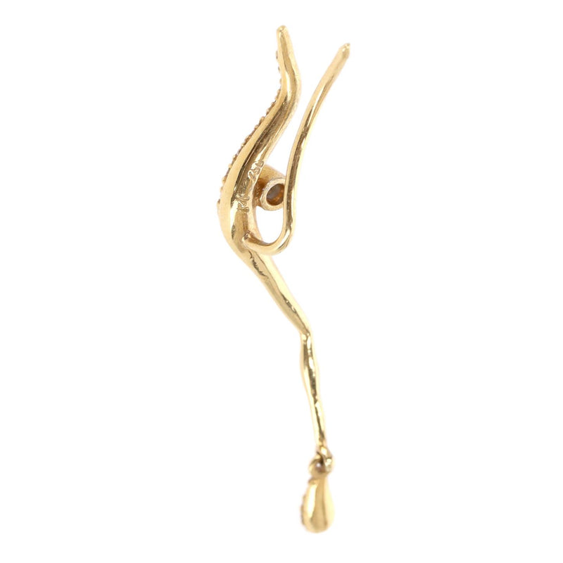 Ileana Makri 18k Gold Diamond & Sapphire Single Ear Climber