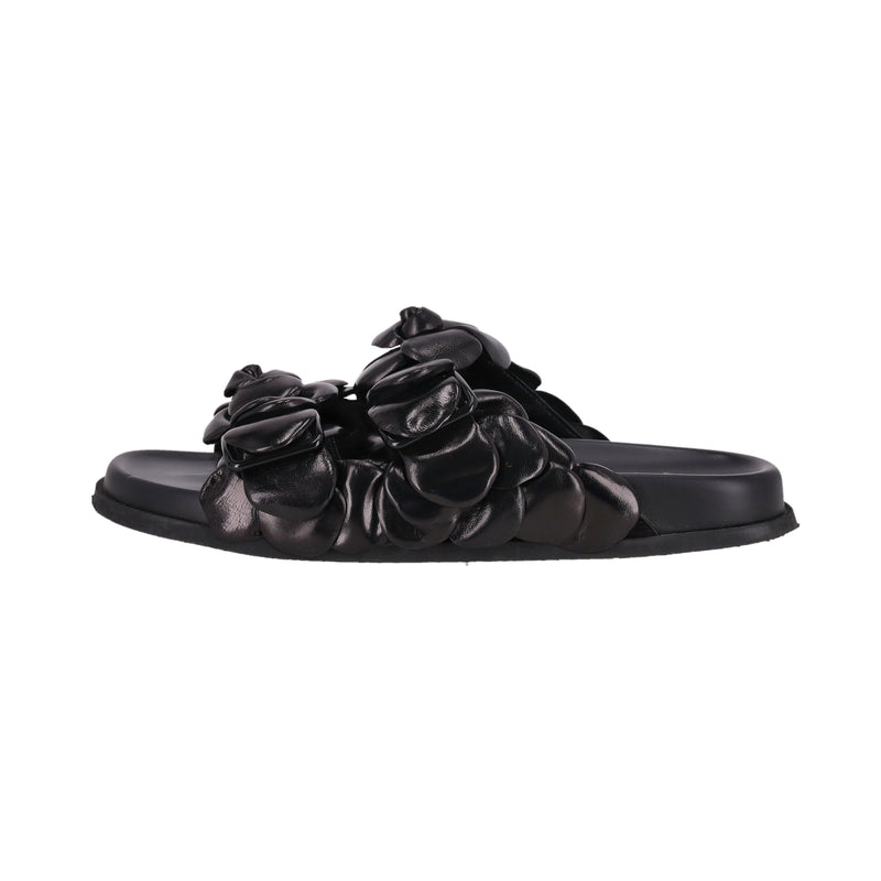 Valentino Garavani Rose Edition Leather Mule Sandals. Size 39