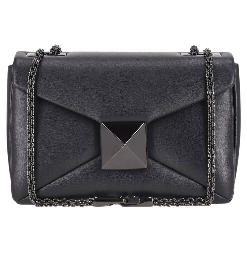 Valentino One Stud Quilted-Leather Shoulder/Crossbody Bag