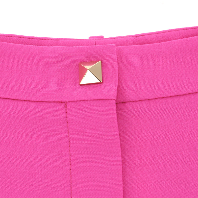 Valentino Rockstud Wool & Silk Blend Jacket & Trousers Suit. Size 42IT