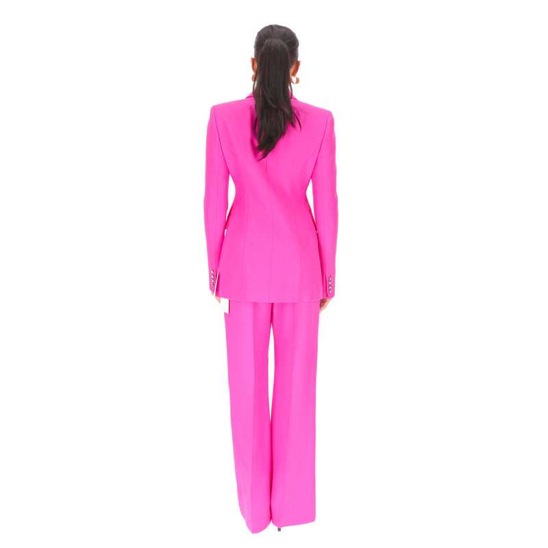 Valentino Rockstud Wool & Silk Blend Jacket & Trousers Suit. Size 42IT