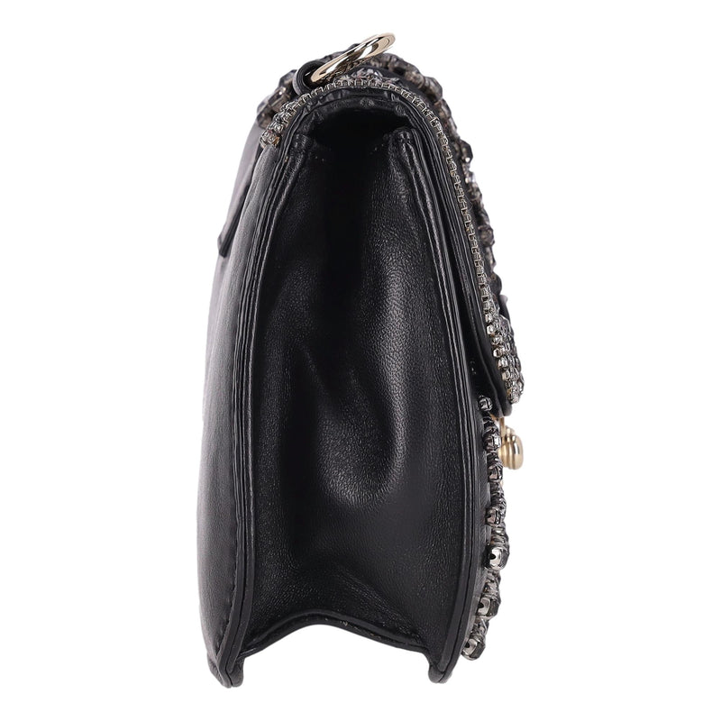 Valentino Crystal-Embellished Glam Lock Bag