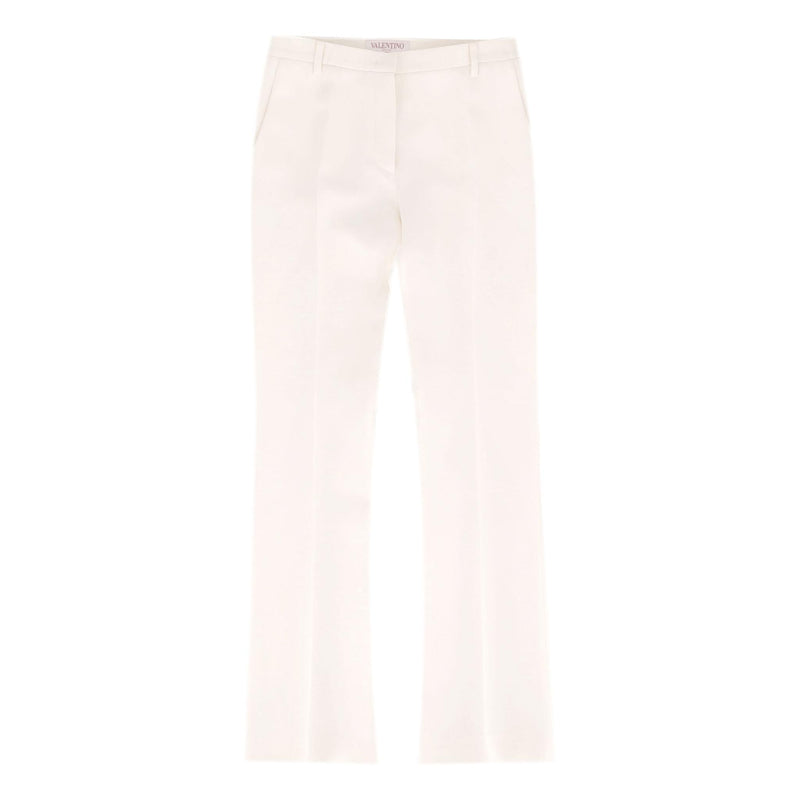 Valentino Wool & Silk Blend Straight-Leg Trousers. Size 40IT