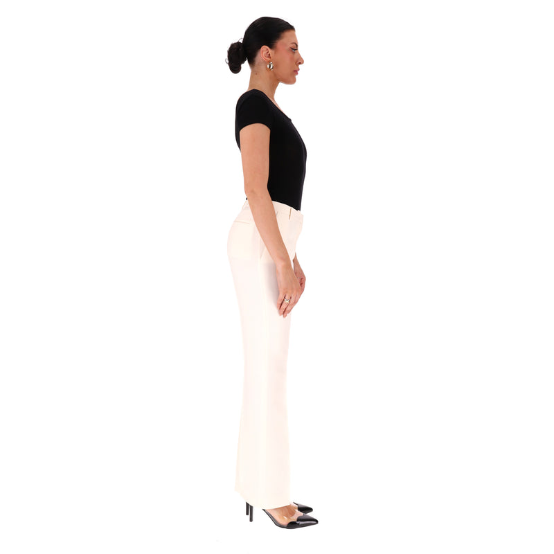 Valentino Wool & Silk Blend Straight-Leg Trousers. Size 40IT