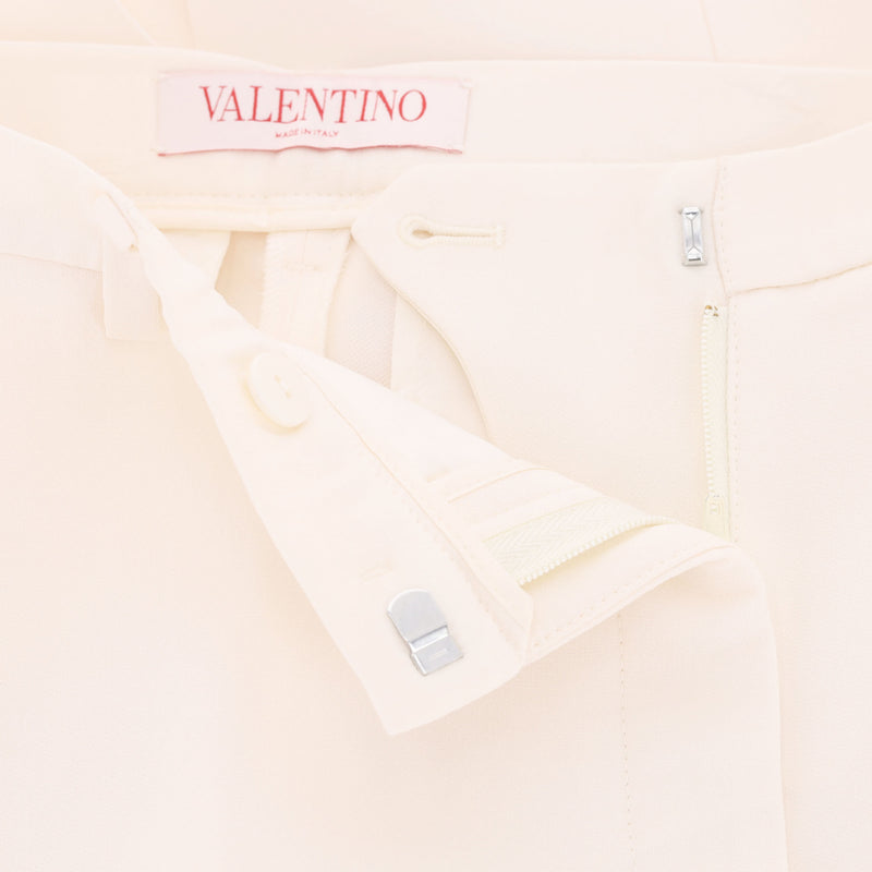 Valentino Wool & Silk Blend Straight-Leg Trousers. Size 40IT