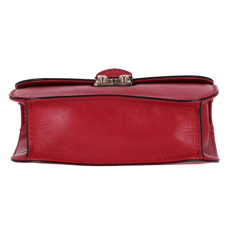 Valentino Glam Lock Rockstud Leather Shoulder Bag