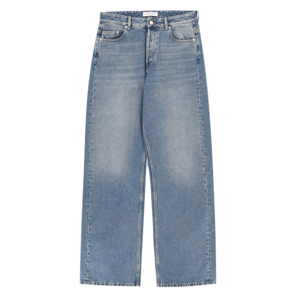 Valentino High-Rise Wide-Leg Jeans. Size 32