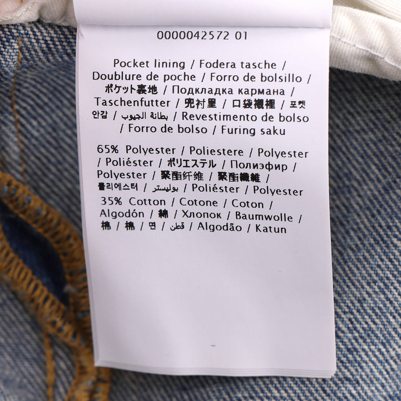 Valentino High-Rise Wide-Leg Jeans. Size 34