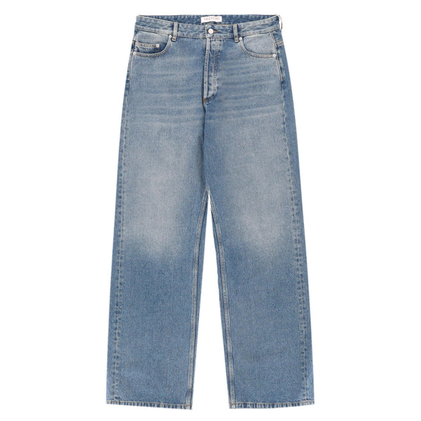 Valentino High-Rise Wide-Leg Jeans. Size 34