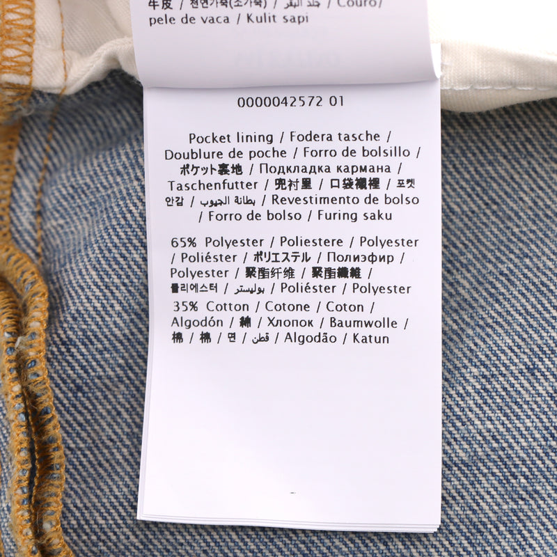 Valentino High-Rise Wide-Leg Jeans. Size 36