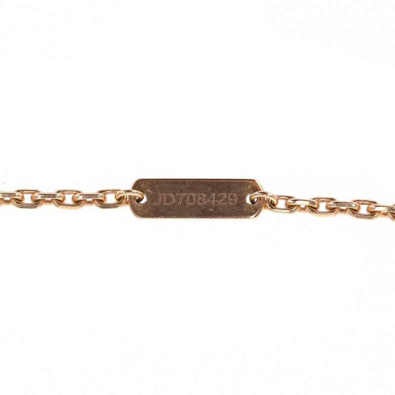 Van Cleef & Arples Magic Alhambra Large Model Motif 18k Rose Gold Long Pendant Necklace