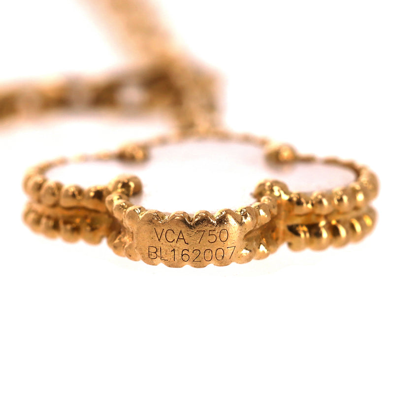 Van Cleef & Arpels Lucky Alhambra Bracelet With Four Motifs Set in 18K Yellow Gold