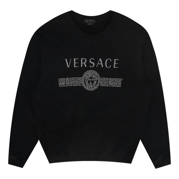 Versace Crystal Medusa Logo Cotton Sweatshirt. Size 3XL