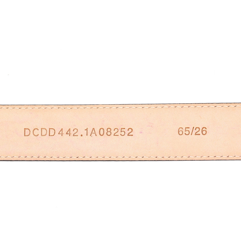 Versace 'La Medusa' Metallic Leather Belt