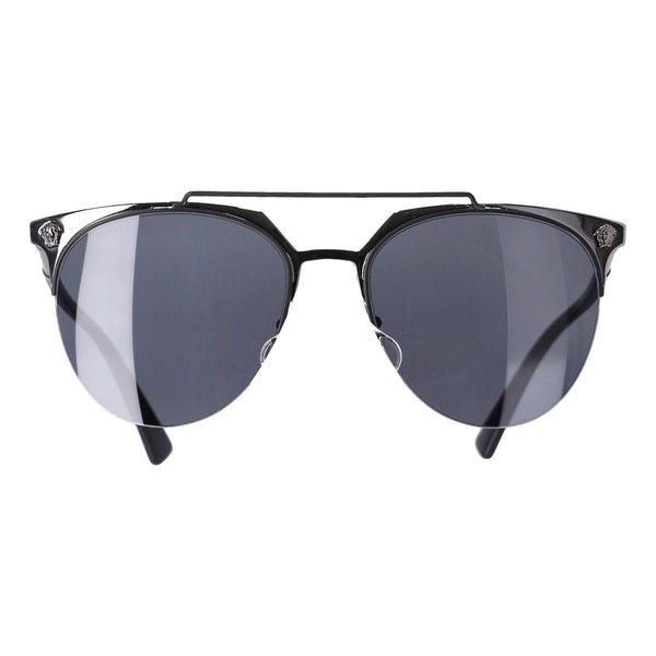 Versace Medusa Detailed Aviator Sunglasses