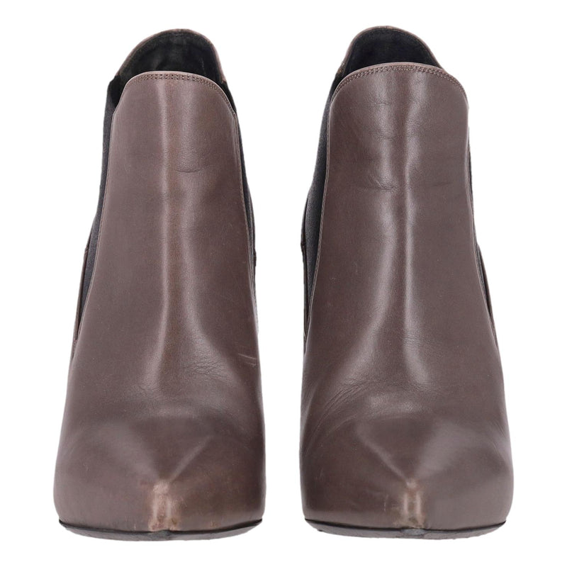 Saint Laurent Leather Heeled Ankle Boots. Size 35.5