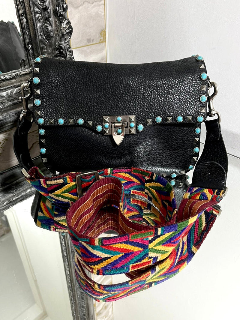 Valentino Leather Guitar Rockstud Bag
