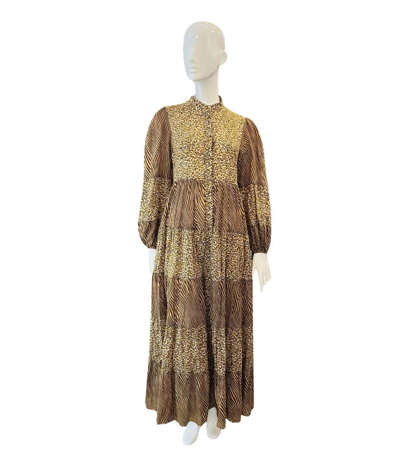 Zimmermann Tiered Cotton Dress. Size 2