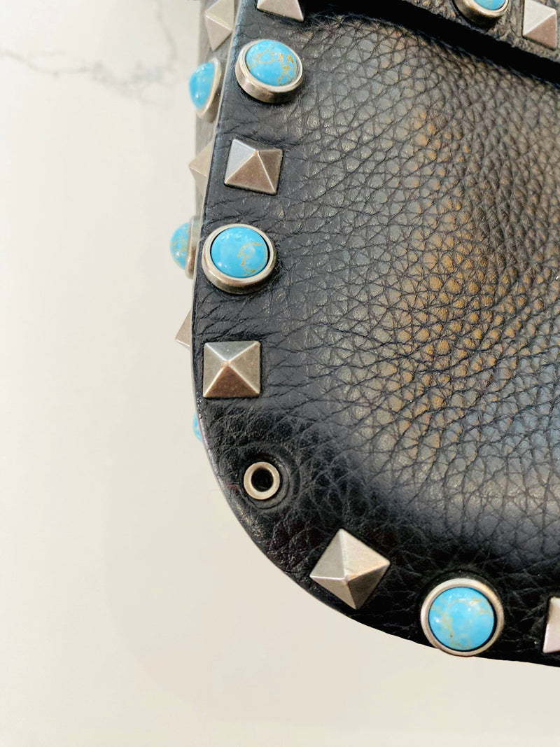 Valentino Leather Guitar Rockstud Bag