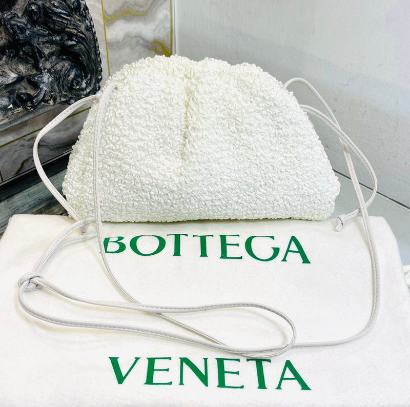 Bottega Veneta Mini Raffia Pouch Clutch Bag