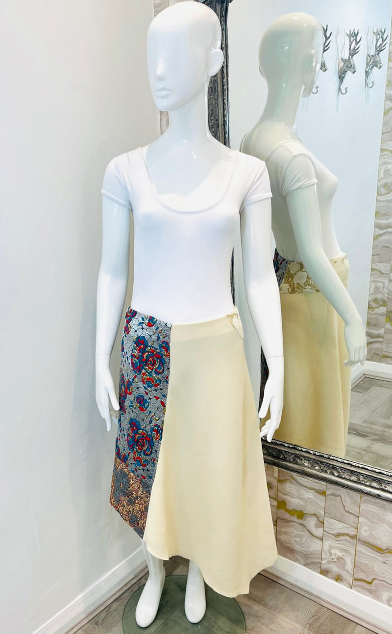 Stella McCartney Wool Asymmetric Skirt. Size 38IT