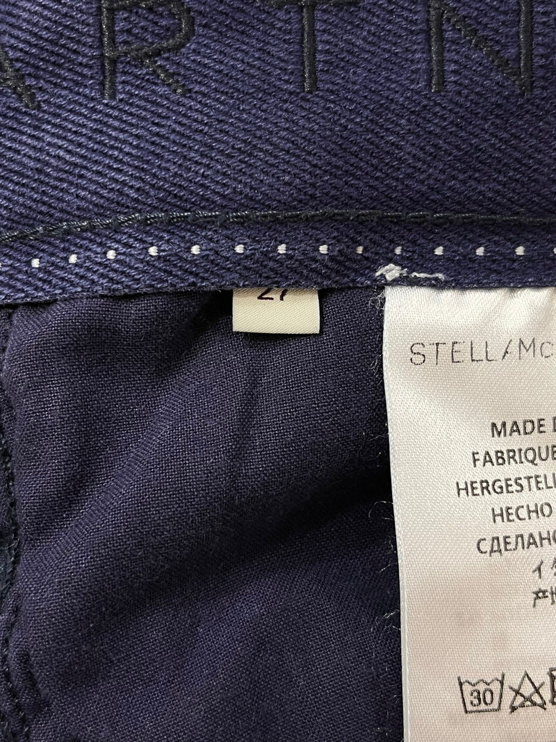 Stella McCartney Cropped Skinny Cotton Jeans. Size 26
