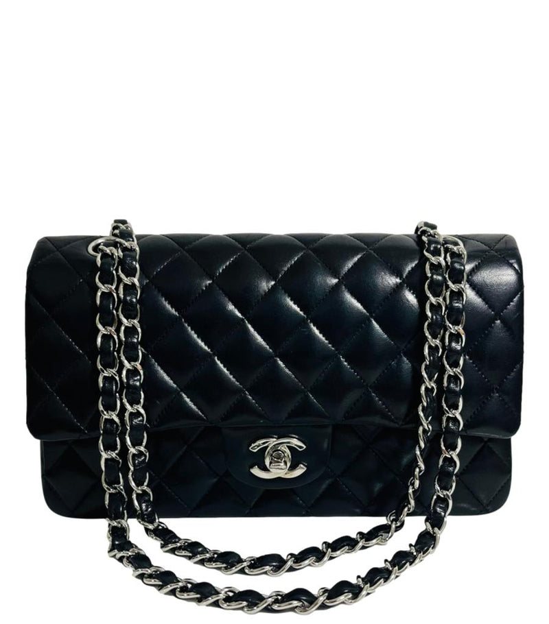 Chanel Timeless Double Flap Leather Bag