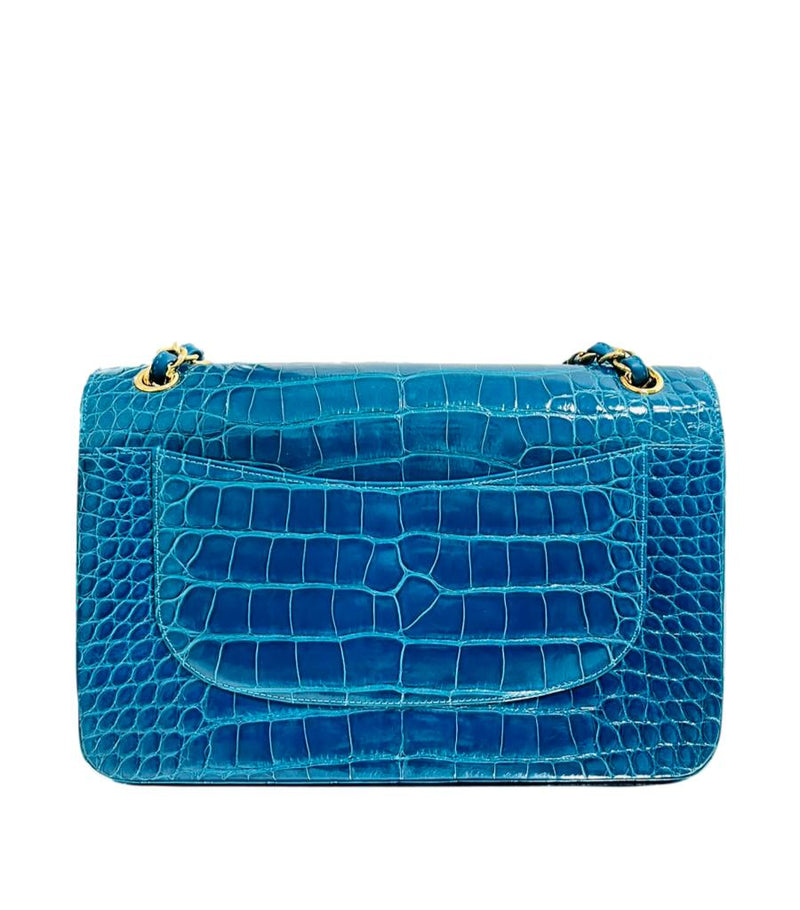 Chanel Alligator Jumbo Double Flap Timeless Bag