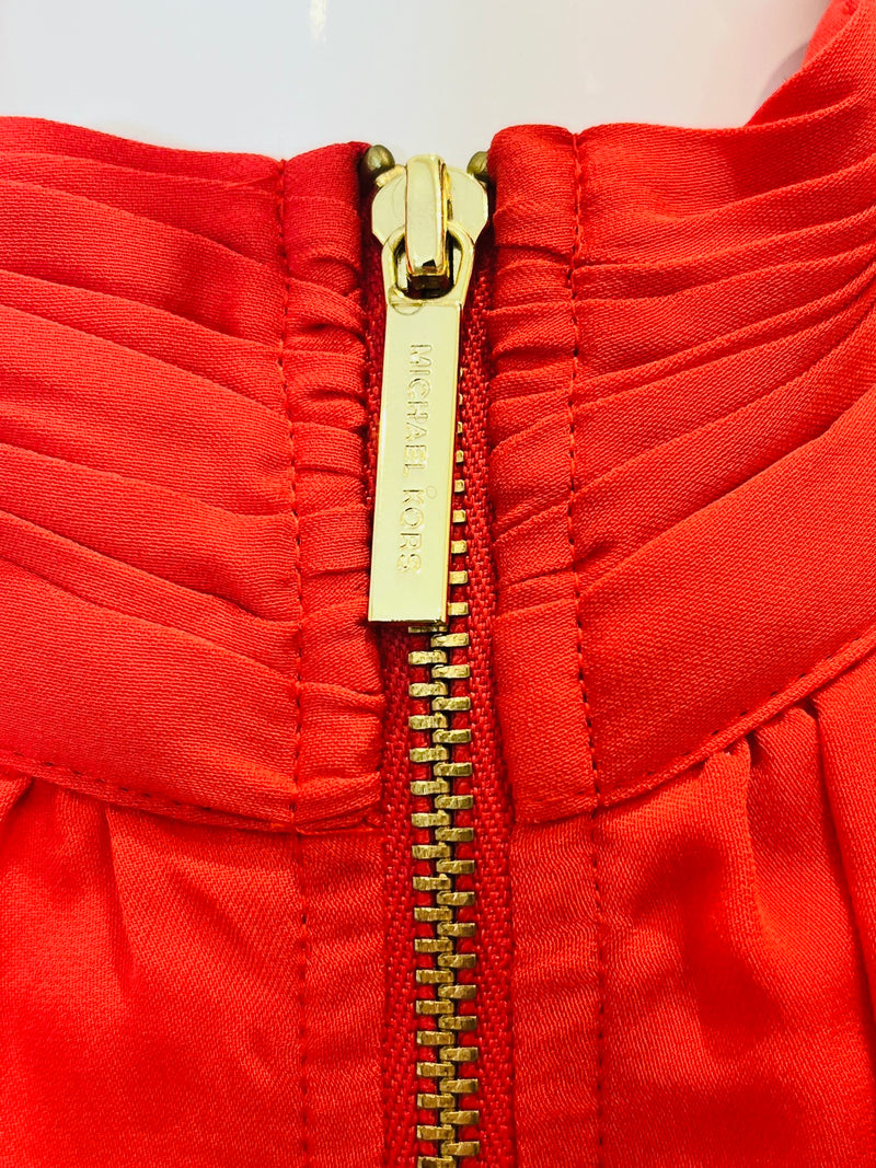 Michael Kors Neck Tie Silk Top. Size S
