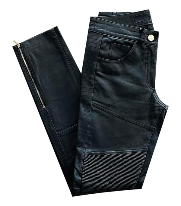Karl Lagerfeld Leather Trousers. Size 38FR