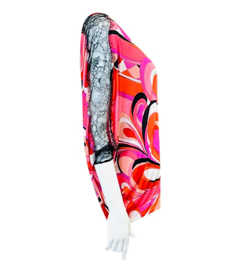 Emilio Pucci Abstract Print Top. Size 40IT