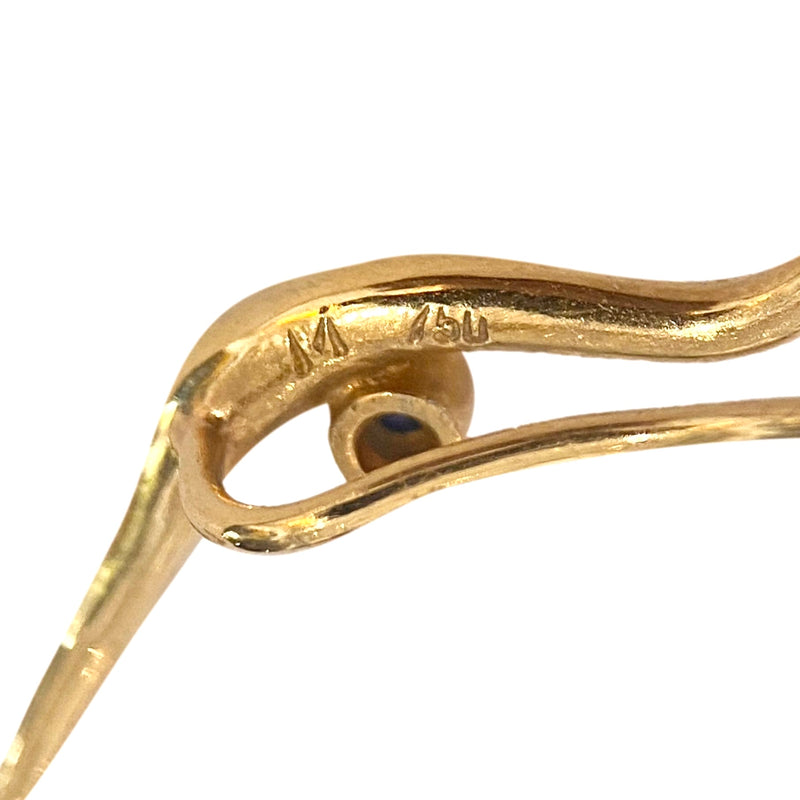 Ileana Makri 18k Gold Diamond & Sapphire Single Ear Climber